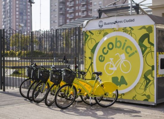 Estaciones automáticas de bicicletas en Buenos Aires